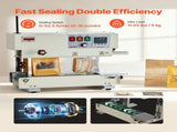 Continuous Bag Band Sealing Machine, 6-12 mm Seal Width, Vertical Band Sealer Machine with Roller V952-LSLXFKJTBPQDL4URB001V3