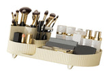 Makeup Organizer Rotating Brush Holder Large Capacity Cosmetic Display Case for Vanity Table V1294-YM0901-3117240053811