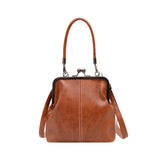 Crossbody Bags for Women Soft Leather Purses and Multi Pocket Shoulder Bag Spring Nostalgic V1189-LC-RY-00363