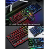 T-Wolf TF800 RGB 4-pcs Gaming Keyboard/Mouse/Headphone/Mouse Pad Kit Set V28-ELETEQTF800