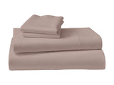 1000 Thread Count Cotton Rich Double Bed Sheet Set 4 Piece, Soft Feel Microfibre Blend, Solid C CVC-10DBL-LN