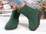 Women's Waterproof Snow Boots, Warm Fleece-Lined Winter Boots with Non-Slip Outdoor Sole for Cold V1189-LC-DG-00237