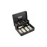 Lockable Metal Money Box Cash, Coin & Security Box Large Cash Box With Lock - New Metal Money Box V1188-MS-227-1189