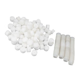 100PCS Net Cups with 100PCS Sponges Plastic Breathable Bottomless Garden Plant Net Pot Bucket Basket V1294-YM0703-3111230094612
