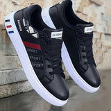 Koonexy Men'S Skate Shoes Low-Top Sneakers Pvc Sole Casual Sneakers Formal - Gray - Size 6 V1106-M-SHOE-95038-GRAY-6AU6EU39