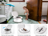 Portable Folding Potty for Toddlers Compact Travel Toilet with Cat Design, Easy to Carry & Clean, V1107-CS-ETCZZDZBQH