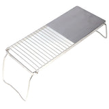 Grill Stand Multifunctional Folding Stainless Steel Outdoor Kitchen Stand for BBQ Grilling Camping V1294-YM0523-3111220000411