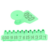Pig Ear Tag Signs Marking Labels with Numbers for Farm Animal Identification V1294-YM0901-3111200210411