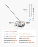 15" Pressure Washer Surface Cleaner 4 Wheels 4000 Max PSI 2 Extended Wands V952-GYQXJBMQJQYPI0B3OV0