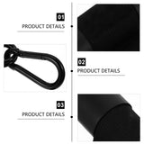 Black Integrated Triceps Trainer Fitness Tool for Muscle Toning with and Sturdy Construction V1369-AZ3-W-16809