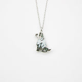 Gift Box - Dog White Gold Aroma Necklace Purify Oil Blend V760-GBAJ - 26
