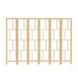 Levede 6 Panel Room Divider 170cm Freestanding Screen RD3004-6-NT