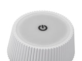 LED Cordless Table Lamp Iron Plastic Pleated Touch Control Stepless Dimmable USB Rechargeable V1294-YM0901-3119240085012