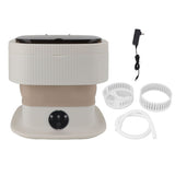 Mini Foldable Washer 60W 10L Capacity IPX4 Waterproof Portable Washing Machine for Dorm Travel V1294-YM0901-3113240009811