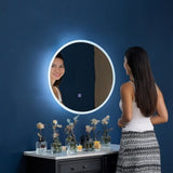 70cm LED Wall Mirror Bathroom Mirrors Light Decor Round V63-833751