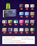 VEVOR Magnetic Blocks, 100 PCS Cemetery Zombies Set, Magnetic Building Cubes for Kids, STEM V952-CLKGNBMDJS10BURVH001V0