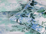 Bianca Woodbury White Botanical Printed Bedspread Set Super King V442-BCA-BEDSPREAD-WOODBURY-WHITE-SK