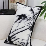 SOGA 2X 35cm Throw Pillow Black and White Leopard Thick Premium Polyester Fiber for Home Decor FRENCHCUSHION324X2