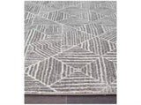 Oasis 457 Silver Rug 290x200cm - Bohemian Tribal Style, Easy to Clean Polypropylene LSB-69069