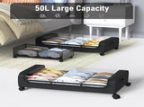 CARLA HOME XXL Under Bed Rolling Storage Containers with 50L Large Capacity and Wheels LSB-36122
