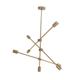 Pendant Light 6 Lights Geometric Style Unique Design Stable Firm Highly Durable Hanging Light V1294-YM0714-3119210295811