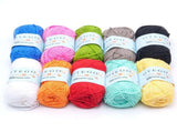 10-pack Cotton Yarn 150g MultiColor, for Knitting and Crochet V1237-ZY-506-0462