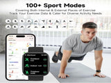 Smartwatch Voice Assistant Bluetooth Calling Health Monitoring Step Tracking Message Alerts/blue V1232-DHSB-IDW26-002
