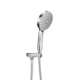 Handheld Shower Head Holder 4.7'' High Pressure Silver SHOWER-A6-RO-SI