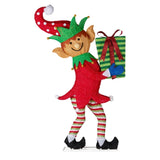 Christabelle 1.2m Christmas Elf Display Indoor Outdoor with LED Lights Decoration MHA500