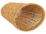 Versatile Light Brown Plastic Rattan Woven Trash Can for Home Use V1370-AZ4-20972