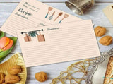 Recipe Cards 4X6Inches Set of 300 Double Sided Thick Cardstock Blank Recipe Cards for Mom, Sister, V1366-AZ2-W-14534