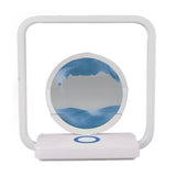 Moving Sand Art Desk Lamp USB Stepless Dimming 3D Dynamic Hourglass Sand Art Painting LED Night V1294-YM0901-3119230146312