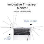 11.6 Inch FOPO Triple Portable Monitor 1080P FHD IPS Triple Monitor Laptop Screen Extender V255-S100-PRO