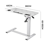 Levede Standing Desk Height Adjustable White DT2003-WH