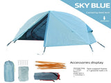 Single Person Off-Ground Camping Tent Portable Folding Bed Cover with Mosquito Net UV-Resistant V888-ELOSUNG44635