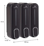 Manual Soap Dispenser 300ml - Black V959-DSDR0061