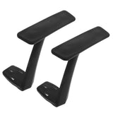 Black Plastic Armrest for Gaming and Office Chairs Comfortable Support V1370-AZ4-08870