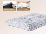 95 x 65 CM Winter Long Plush Dog Bed for Large Dogs - 10CM Thickened Fluffy Faux Fur Pad - Calming V888-ELOSUNG49923