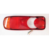 2 pcs Tail Lights Lamp For Truck, Tipper, Tractor, Trailer, Chassis - Universal Bulbs Working In 12V V1188-MS-227-0357