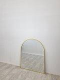 Gold Metal Arch Mirror - Small 80cm x 100cm V292-M-METAR-S-GOLD