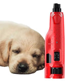 6-Speed Electric Nail Grinder Pet Dog Nail Trimmers File with 2 LED Lights V1263-JX-6924