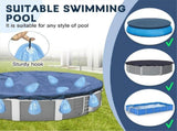 16Packs Round Pool Cover Weights with Hooks, PVC Leakproof Above Ground Pool Cover Weights for V1370-AZ4-10550