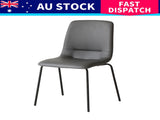 Levede Stackable Dining Chairs Kitchen Grey Set of 8 CH1093-4-DGX2