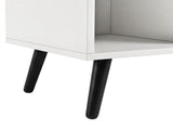 Levede Record Player Stand Vinyl Storage Cabinet Turntable Table 300 Albums EA0305-WH-AU