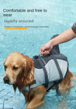 Size XL Grey Pet Life Jacket for Dogs - Summer Swimming Safety Vest with Shark Fin for Small to V888-ELOSUNG23302