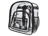 Transparent Backpack Waterproof PVC Storage Bag Student School Bag for Outdoor Travel V1294-YM0714-3117210143611