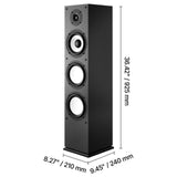 Floorstanding Speaker, 2-Way, Floor-Standing Tower Speaker with 25.4 mm Tweeter, 165.1 mm Woofer, V952-WYLDSYSQ1GZ6F86M3001V0