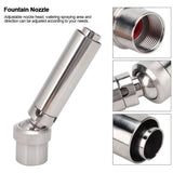 1" DN25 Display Frothy Foam Jet Fountain Nozzle Stainless Steel Water Spray Sprinkle V1366-AZ2-W-18614