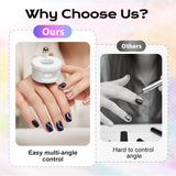 2026 New Rotating Eye Magnet, Beginner-Friendly Nail Tool with Magnetic Force, Easy DIY Glossy V1258-DP02-F-400
