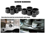 Removal 10pcs Damaged Bolt Nut Remover Tool Kit Damaged Bolt Removal Set Damaged Bolt Nut V1369-AZ3-W-15990